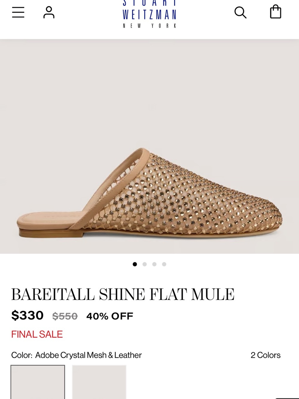 Stuart Weitzman Bareitall mule - Picture 7 of 7